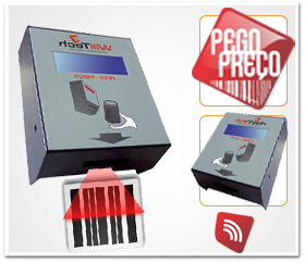 Terminal de consulta de preços Pego-Preço Wireless