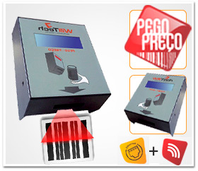 Terminal de consulta de preços Pego-Preço Wireless